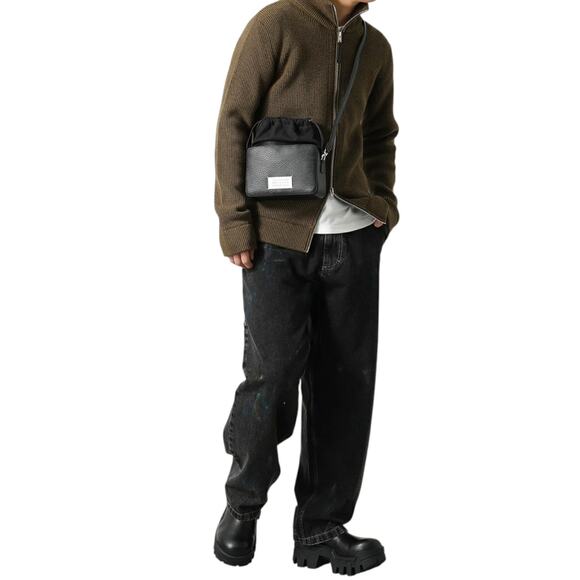 Maison Margiela Leather Crossbody Shoulder Bag SB1WG0018 Black - NWT $1560 - Picture 6 of 9